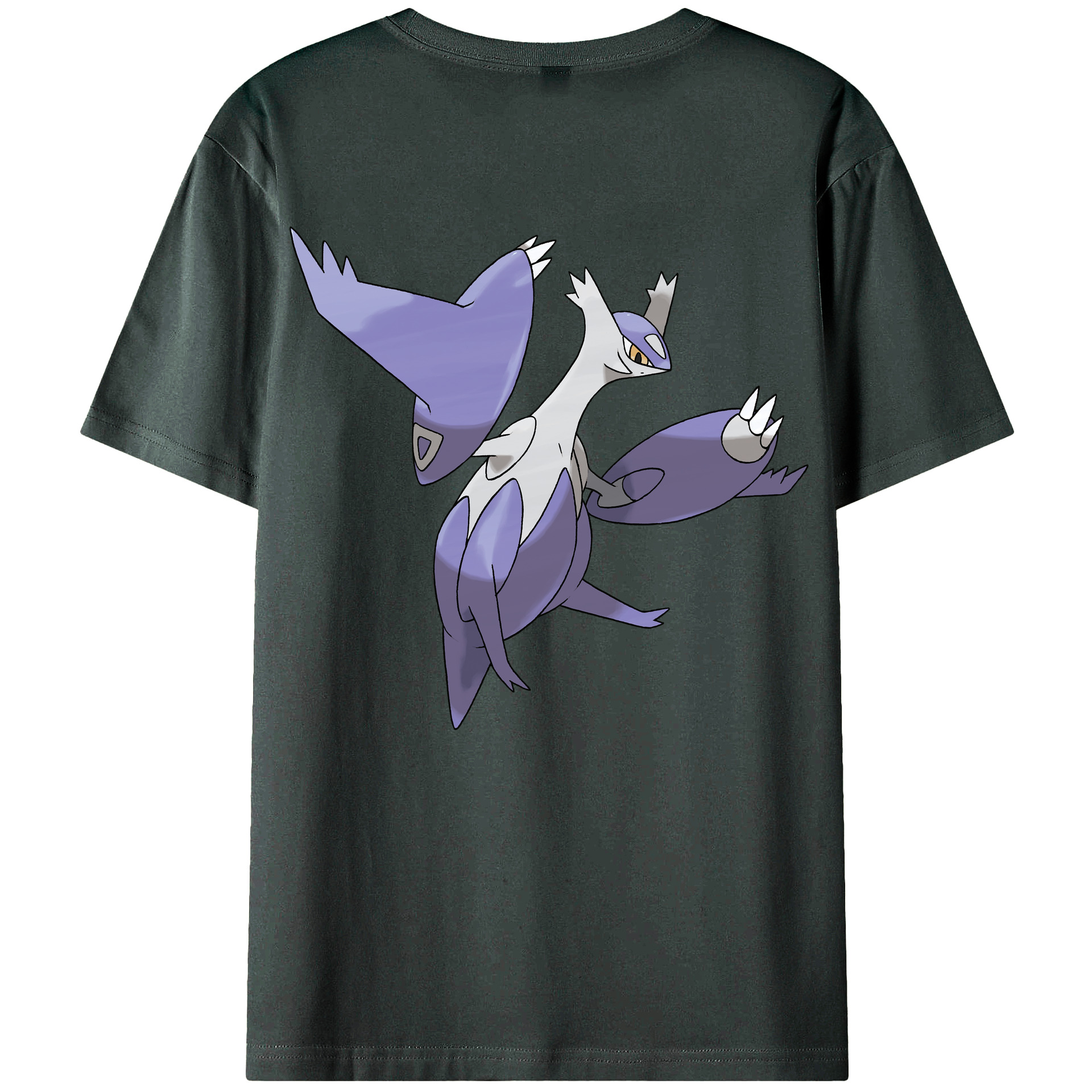 （画像用） ポケットモンスター Pokémon 綿100％ メンズ半袖Tシャツ（バックプリント） 通気性